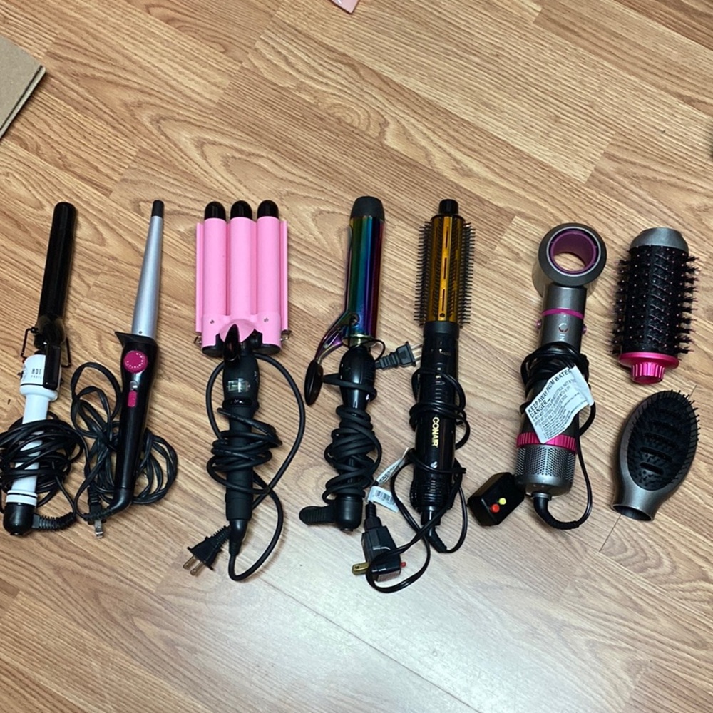 Assorted Hair Styling Tools Set